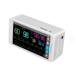 Monitor de constantes vitales con pantalla táctil a color veterinario