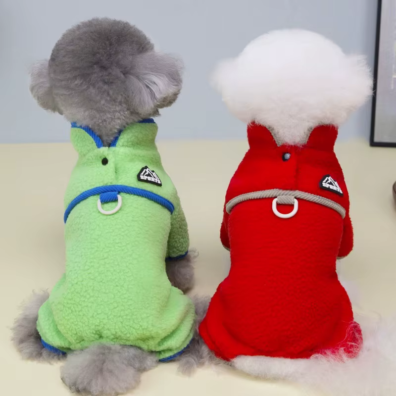 Mono de felpa cálido para perros y gatos – Otoño - imagen 5