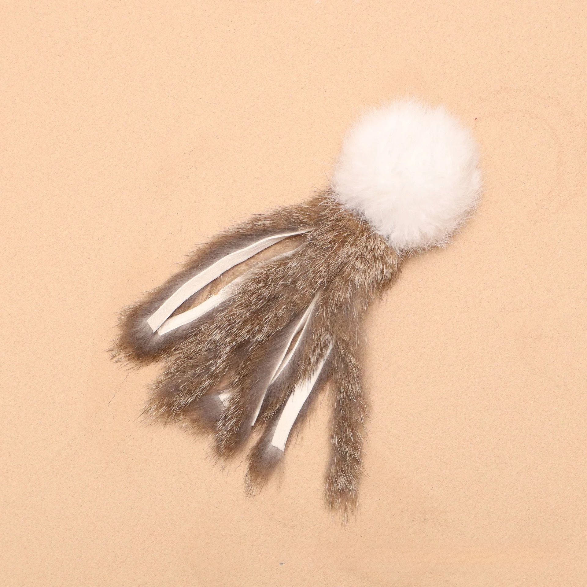 Varitas de juguete para gatos con bolas de peluche y cabezas - imagen 4