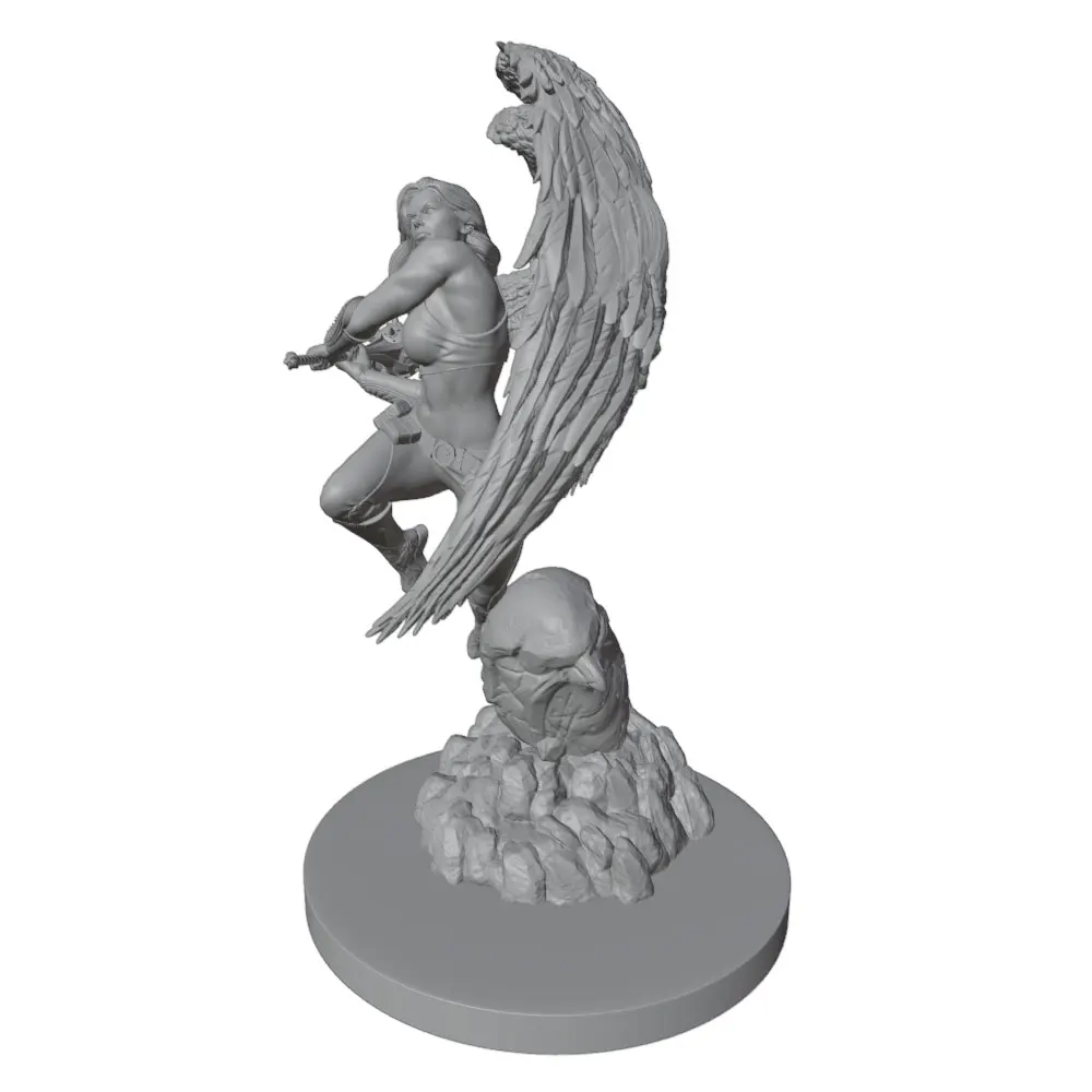 Figura de anime 3D desmontable sin pintar para DIY - imagen 2