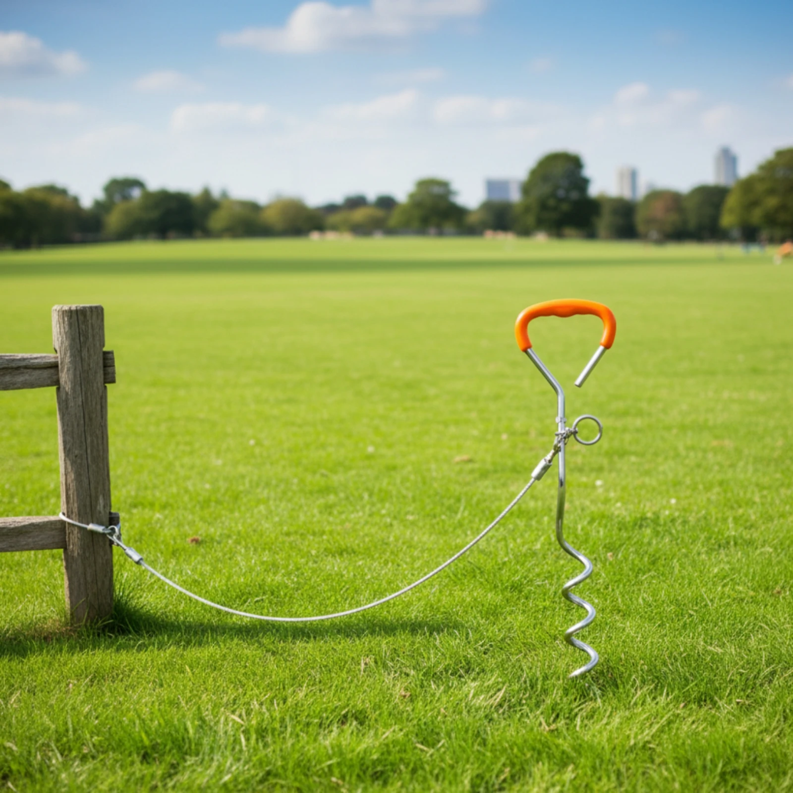 Cable de sujeción para perros resistente al óxido para exterior - imagen 2