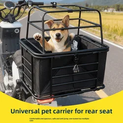 Cesta de coche para perros: asiento trasero y transporte seguro