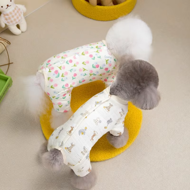 Mono térmico floral para perros pequeños y gatos – Chihuahua