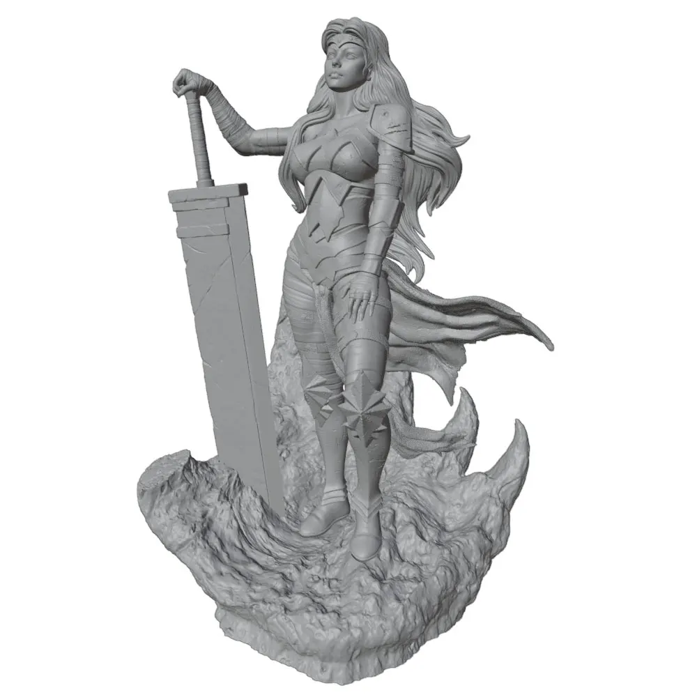 Figura femenina de resina para montar y pintar - imagen 3