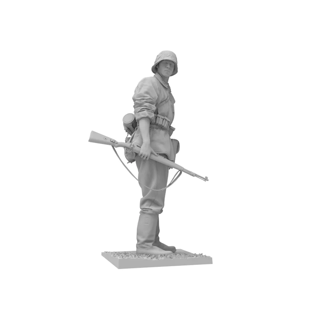 Miniatura de resina sin pintar 75 mm