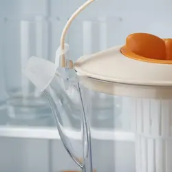 Jarra para té helado con infusor y asa, apta nevera