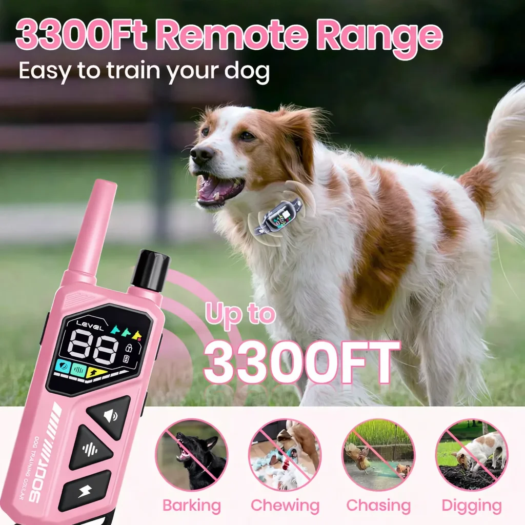 Control remoto con alcance de 3300 pies