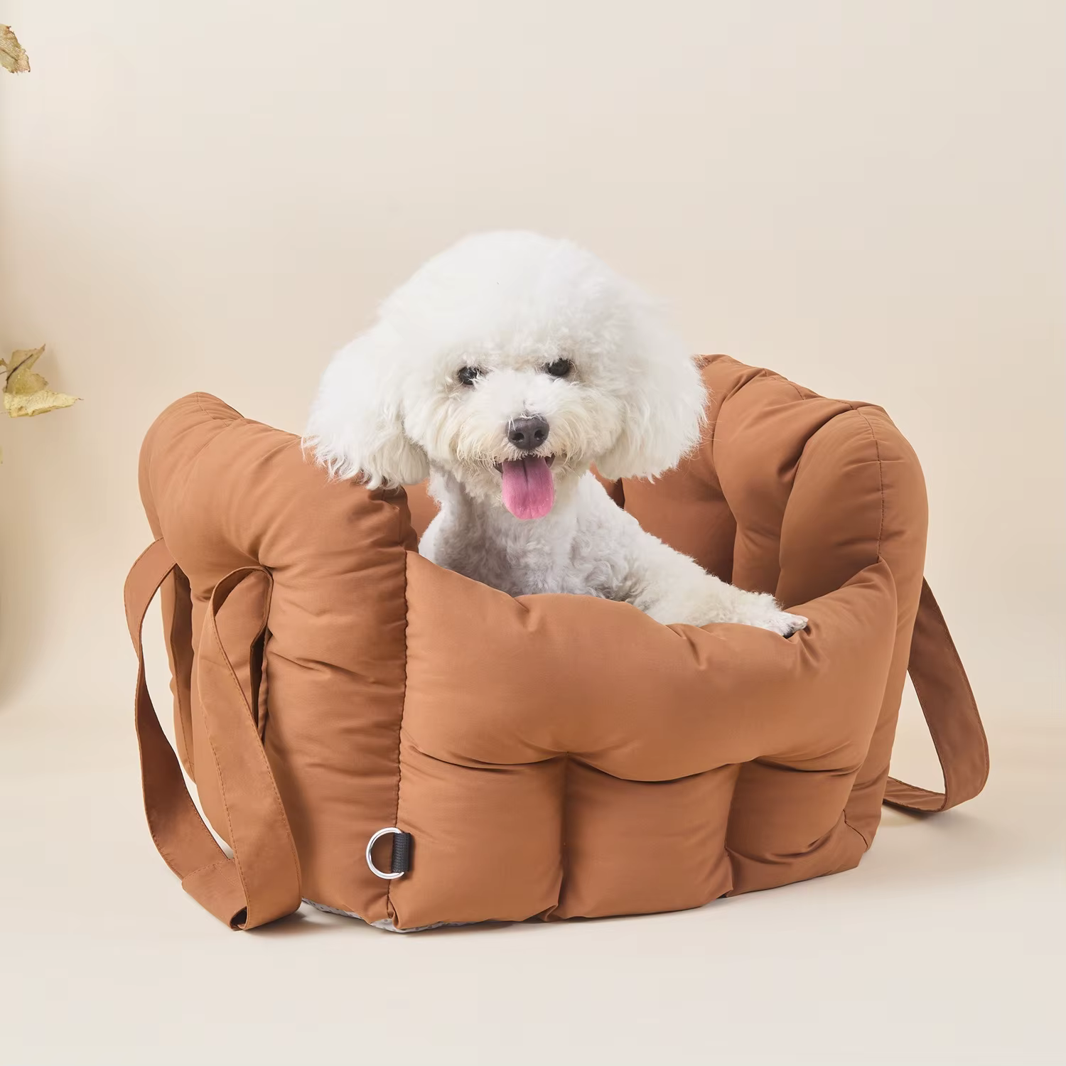 Mochila transportín segura para coche para perros y gatos - imagen 2