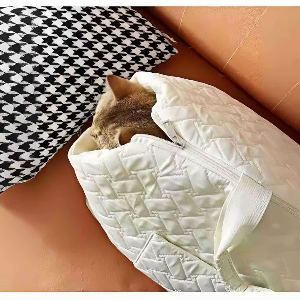 Bolsa de transporte cálida plegable para perros pequeños y medianos - imagen 5