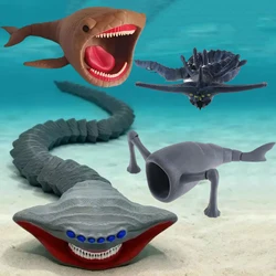 Figura de acción articulada 3D de monstruo marino profundo