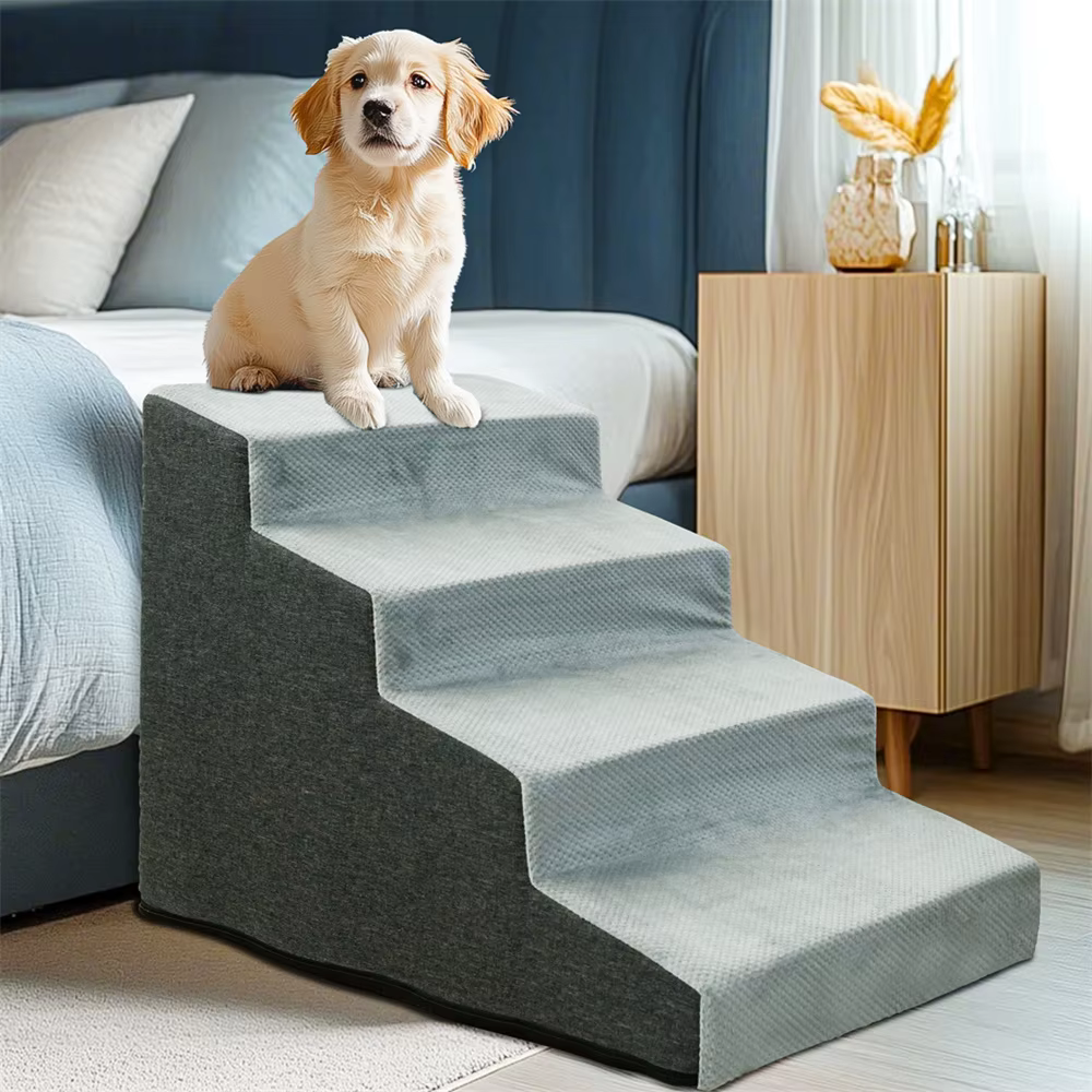 Rampa escalera desmontable y lavable de espuma para perros y gatos - imagen 3