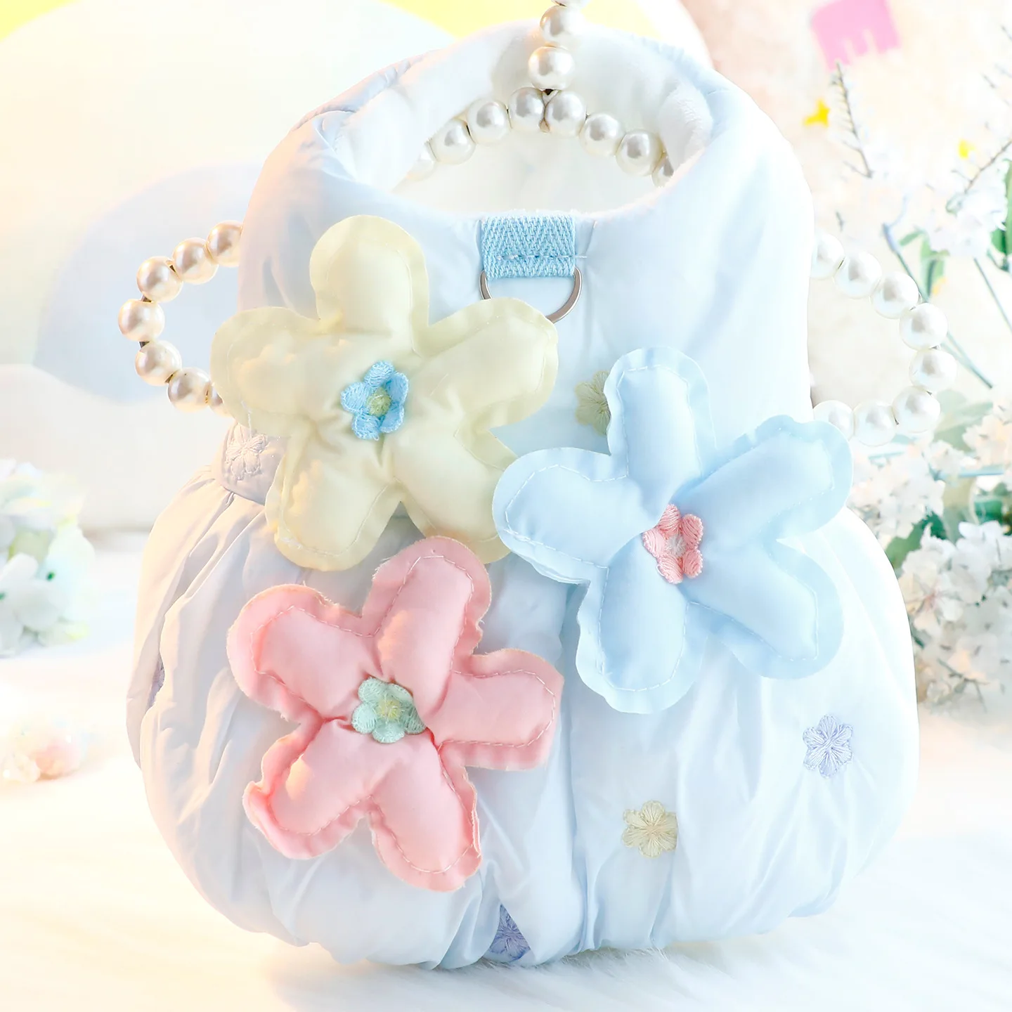 Vestido Princesa Floral para Perros Pequeños e Medianos - imagen 5