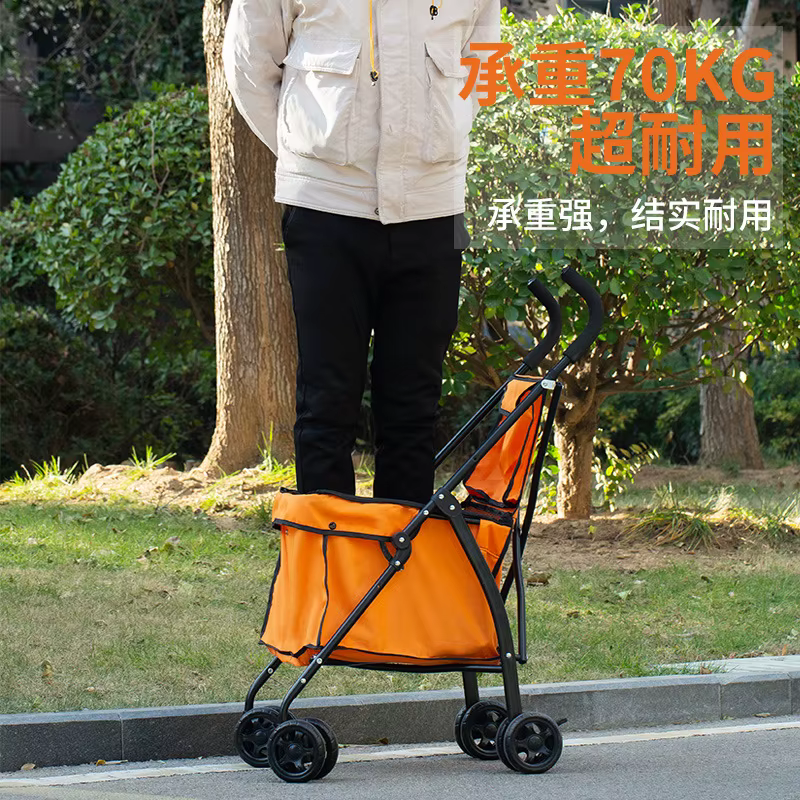 Carrito plegable para perros y gatos, ligero y fácil de pasear - imagen 3