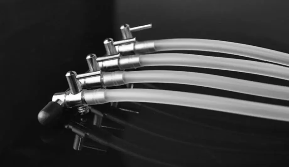 Instalación en pecera