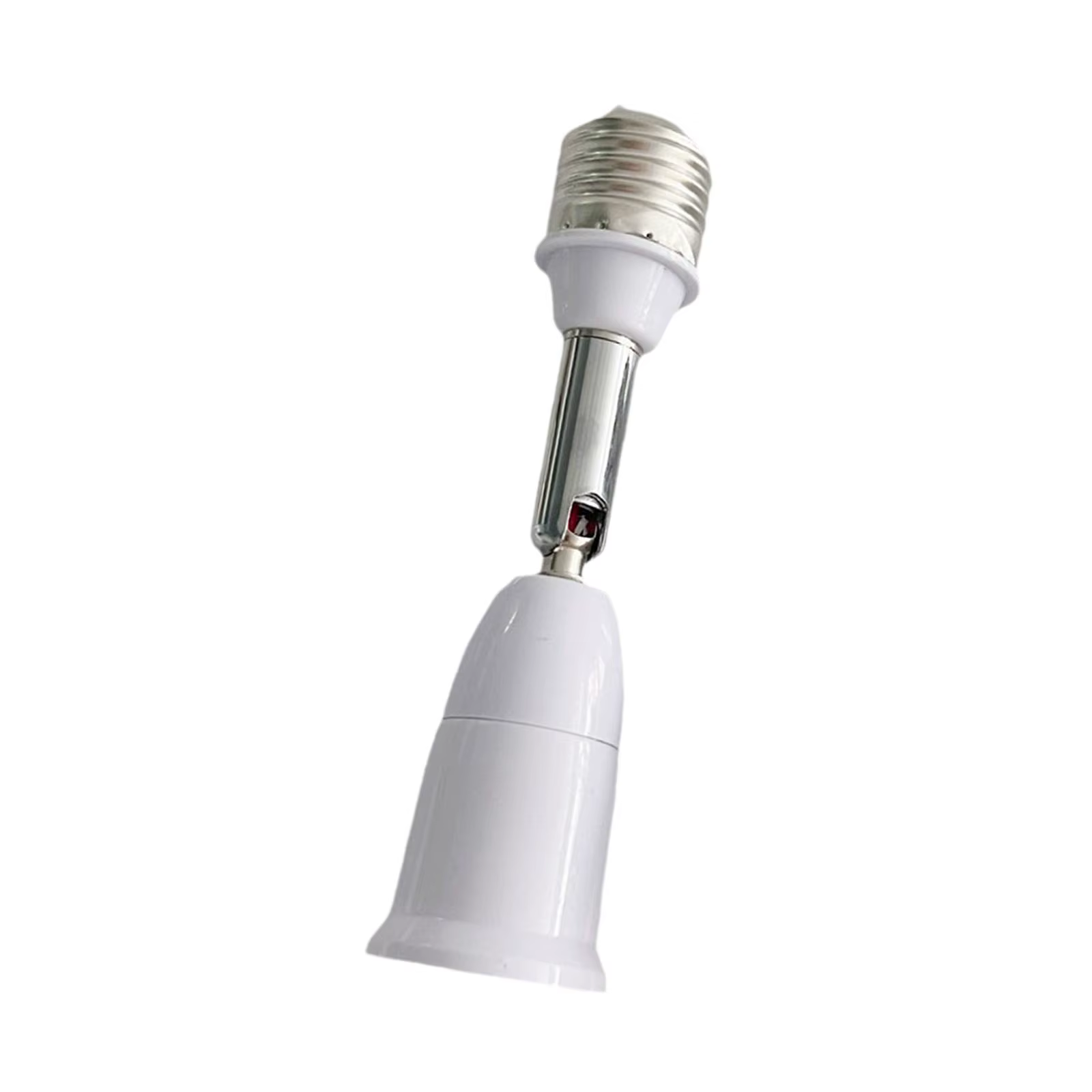 Extensor portalámparas giratorio E27 ajustable en metal - imagen 2