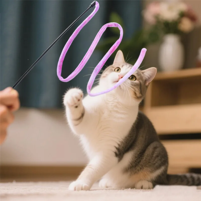 Borlas de peluche del juguete interactivo para gatos