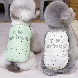 Chaleco de verano transpirable para Bulldog Francés, gatos y Maltés