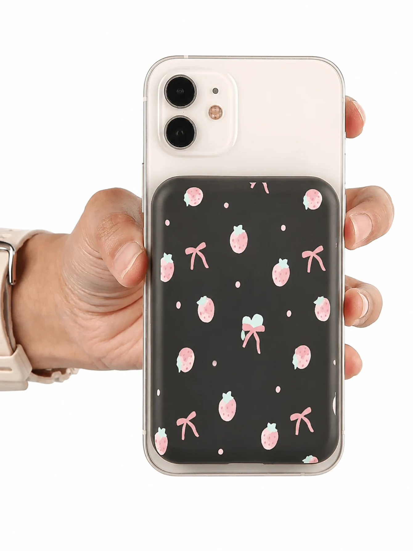 Funda Protectora TPU Negra para Banco de Energía MagSafe Apple - imagen 5