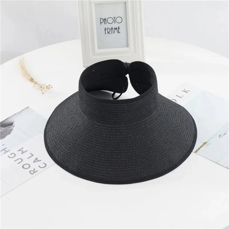 Sombrero de paja verano con visera para gatos y perros - imagen 5