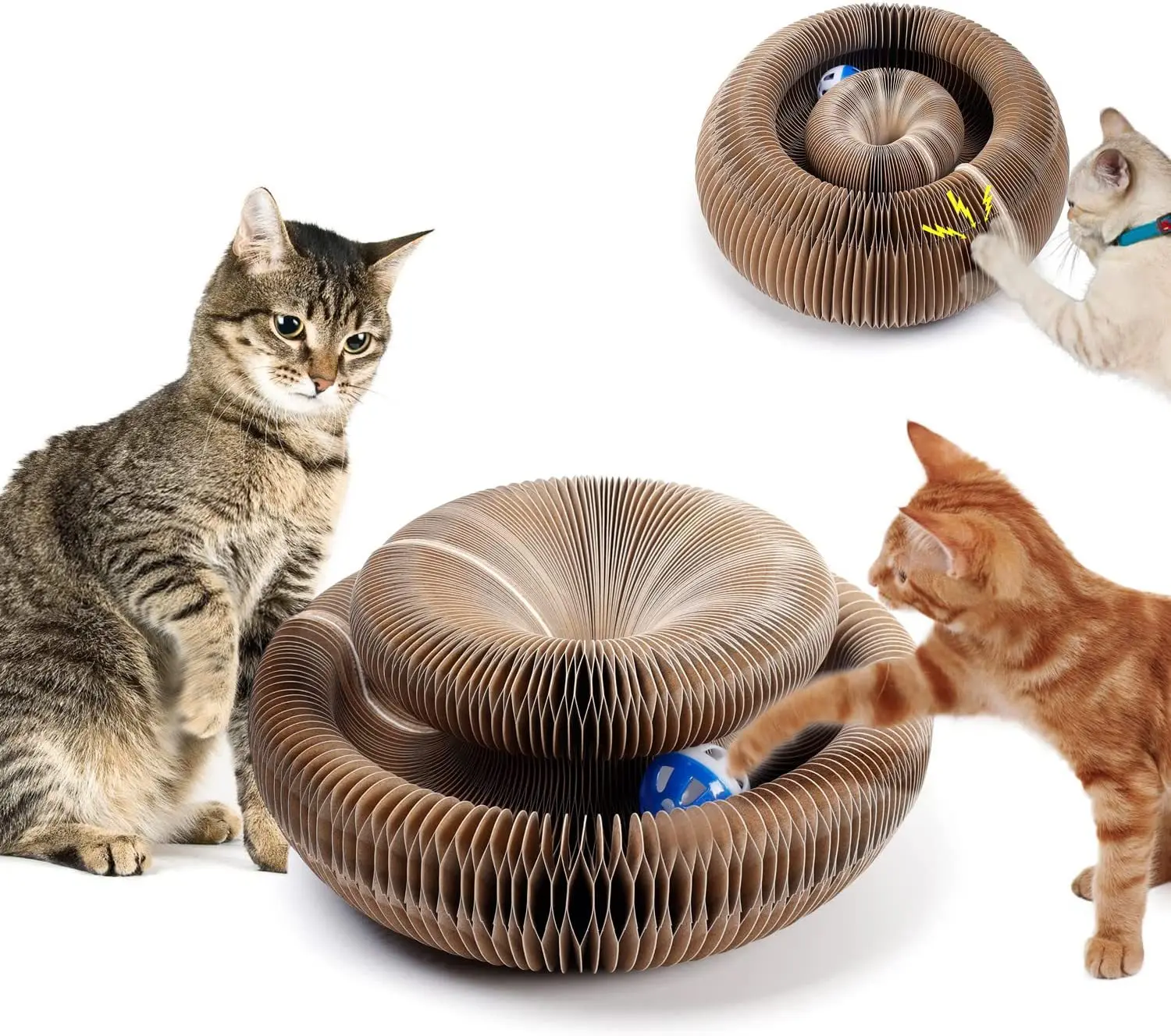 Rascador plegable para gatos
