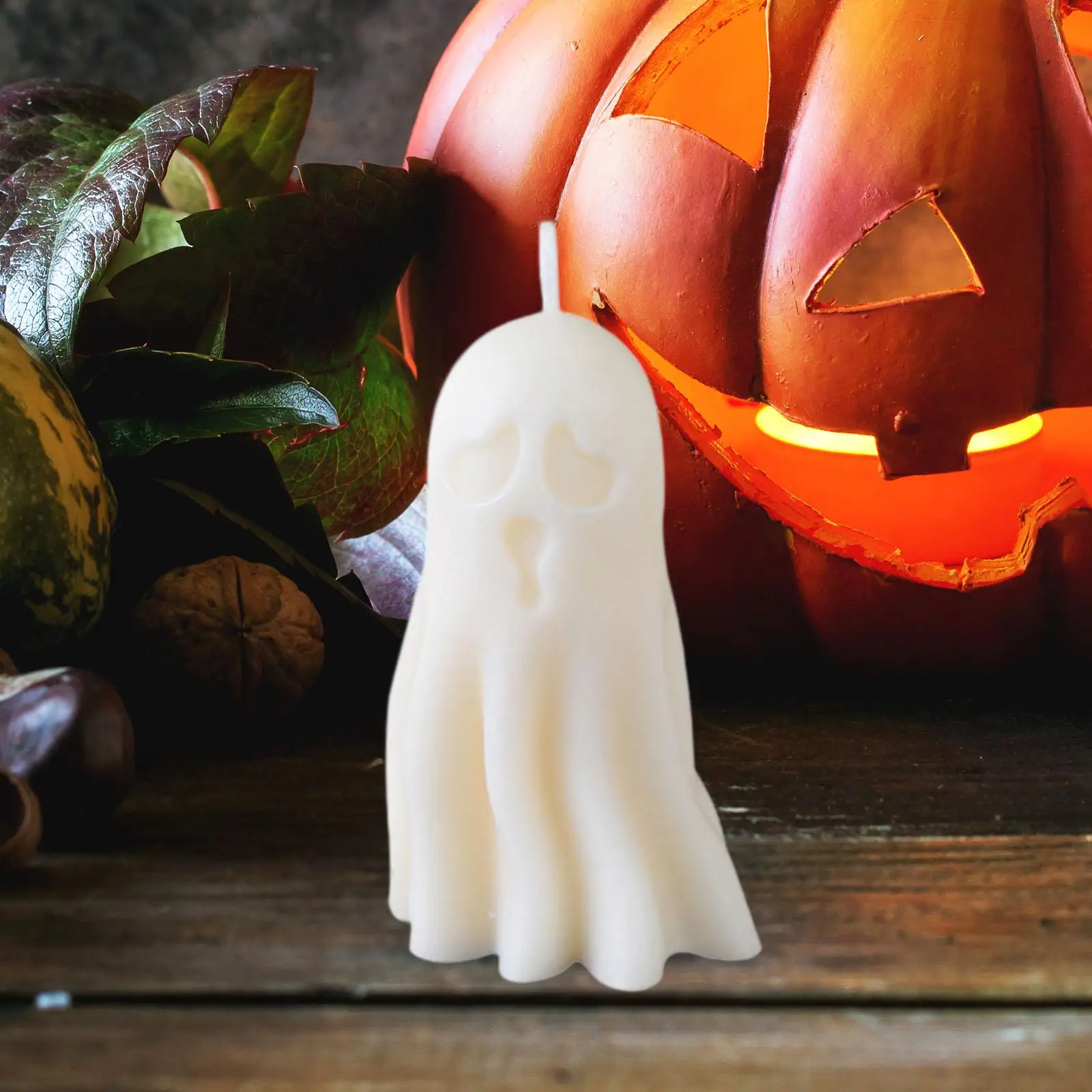 Molde Silicona Fantasma 3D – Para Velas, Jabones y Manualidades - imagen 2