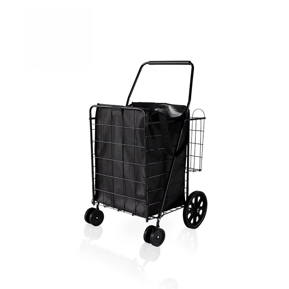 Carrito de transporte plegable para gato y perro, bolsa de tela - imagen 2