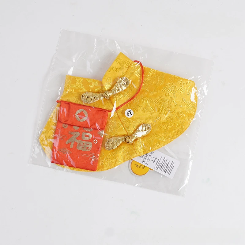 Capa festiva estilo chino para gatos