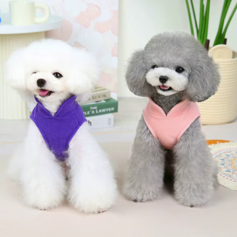 Sudadera de felpa con capucha para perros y gatos