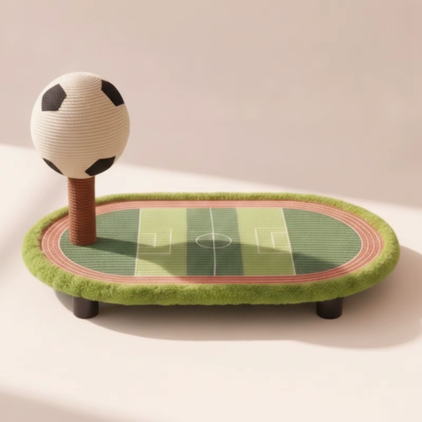 Rascador para Gatos con Bola – Diseño Alto y Bajo para Sala y Dormitorio