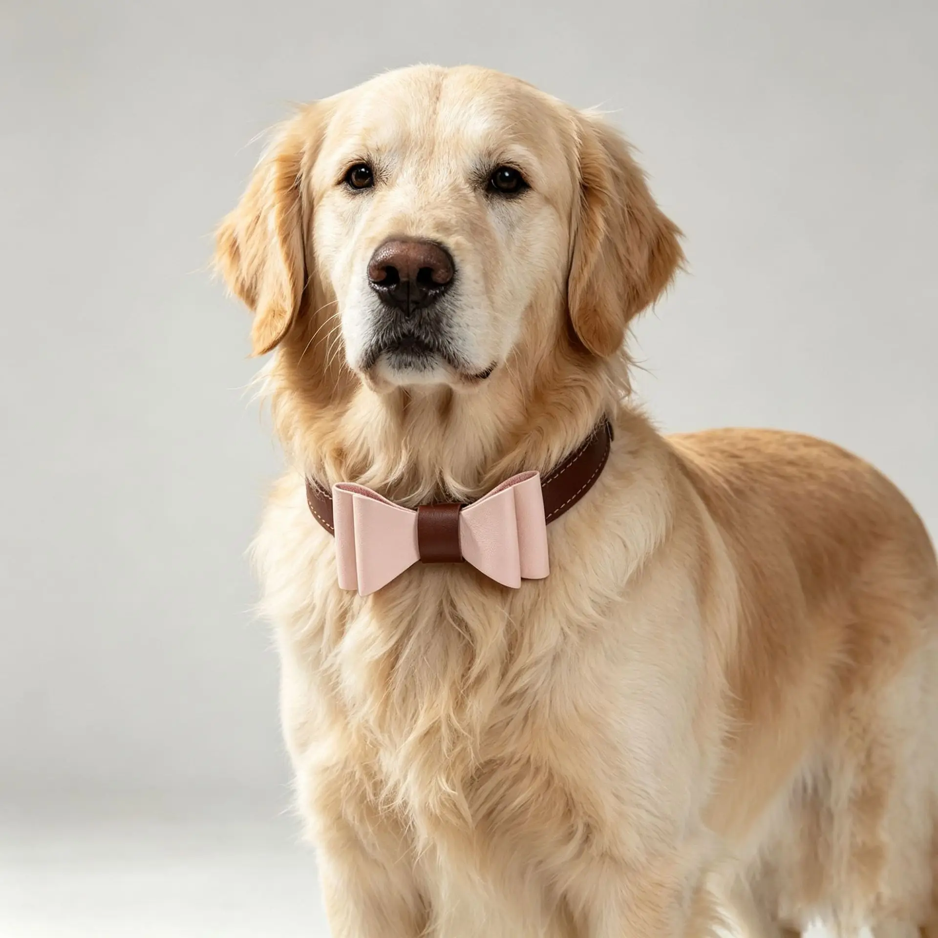 Collar de cuero para perro – Ajustable con lazo desmontable - imagen 3