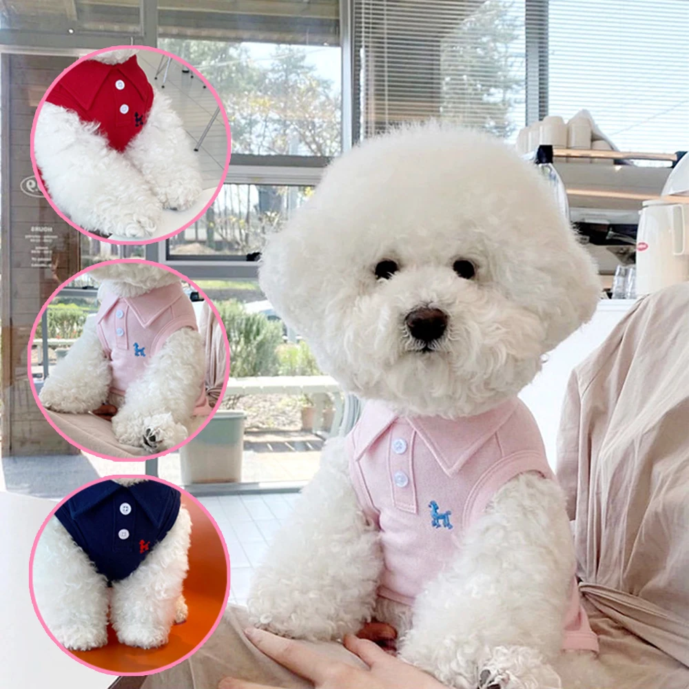 Camiseta polo suave transpirable para perros Yorkie y Chihuahua - imagen 5