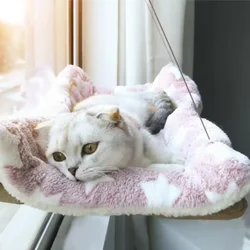 Cama colgante para gatos con hamaca de ventana y escalerilla