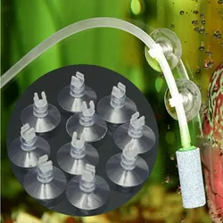 Ventosas acuario goma soportes mangueras y tubos aire – Pack 10