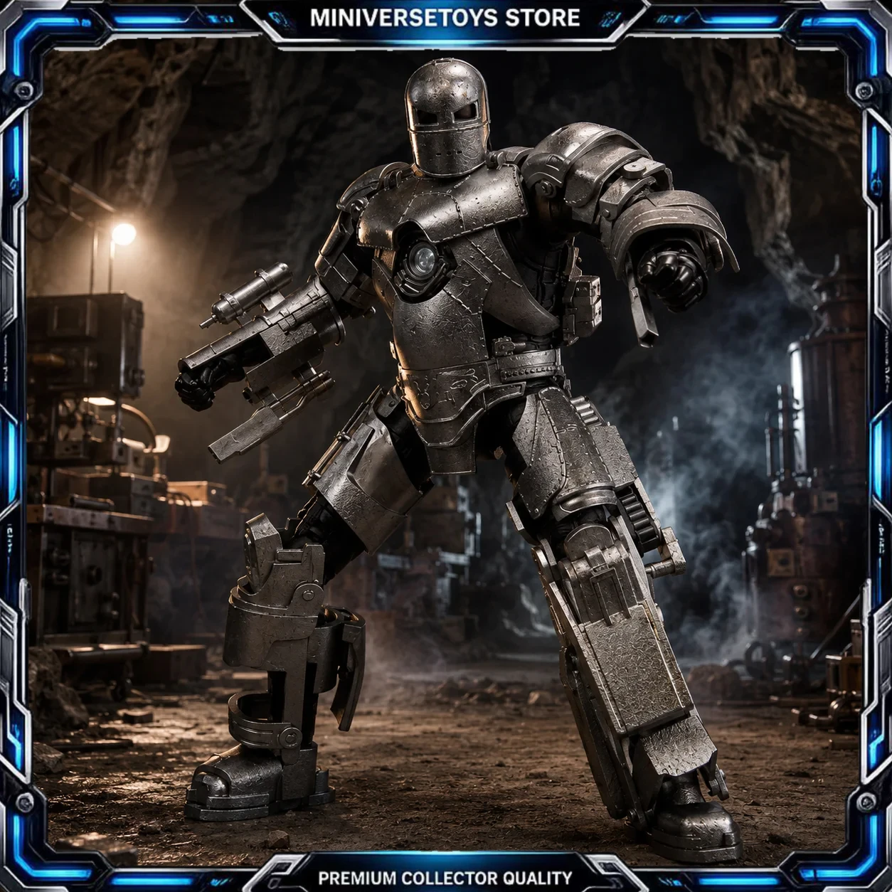 Figura coleccionable Iron Man MK1 1/12 – Decoración escritorio para fans Marvel - imagen 5