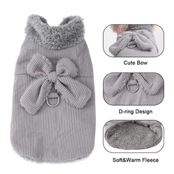 Abrigo de Invierno para Gatos y Perros – Forro Felpa