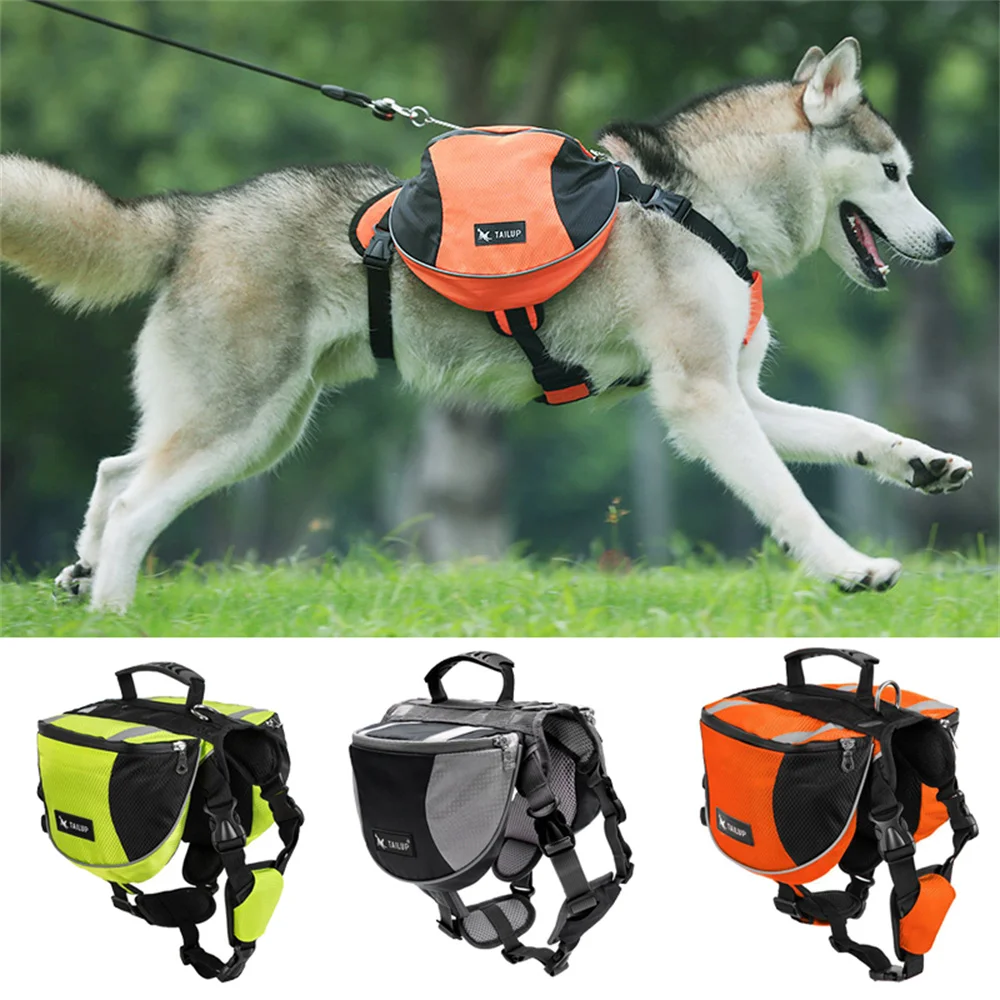 Mochila arnés con chaleco reflectante para perros – Transporte y paseo seguro - imagen 4