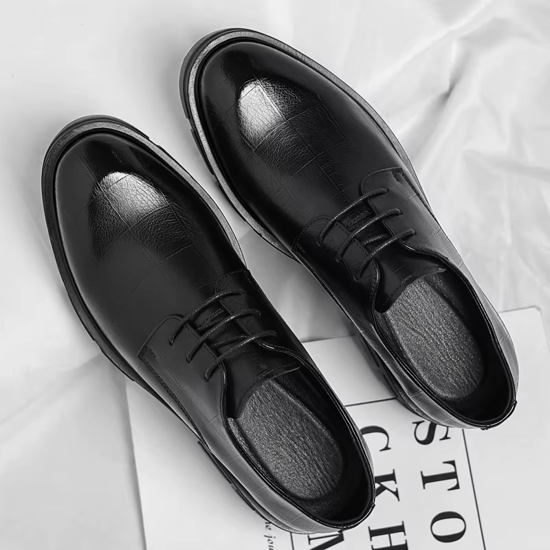 Zapatos Formales de Hombre con Suela Gruesa – Modernos para Oficina y Negocios - imagen 3