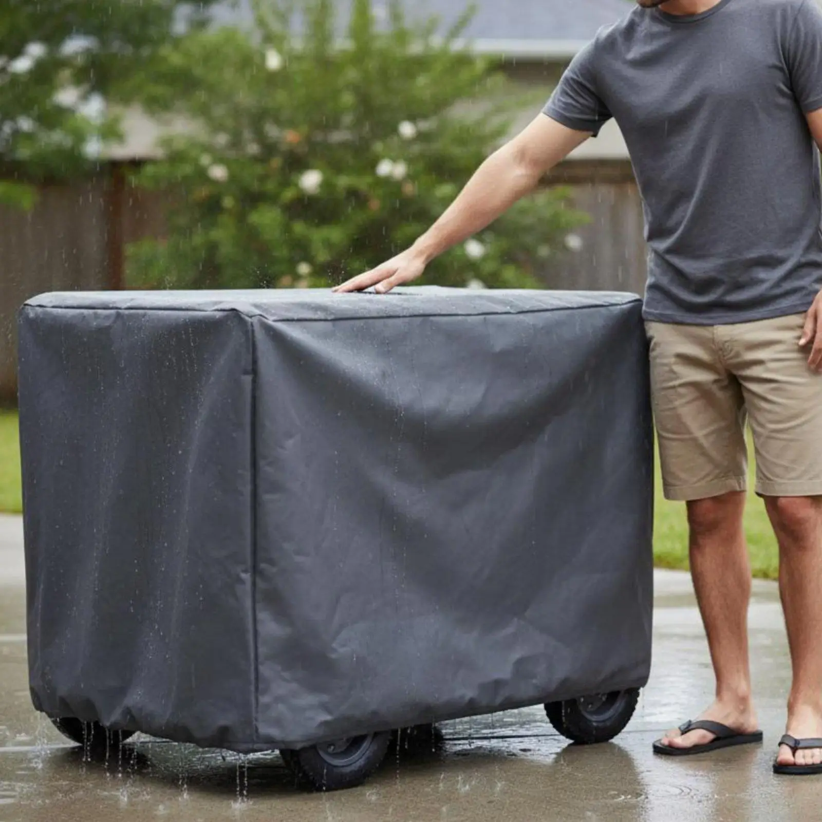 Funda impermeable para generador – Protección contra polvo y lluvia - imagen 4
