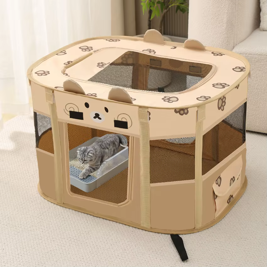 Casa de parto y jaula de campaña para gatos y perros - imagen 5