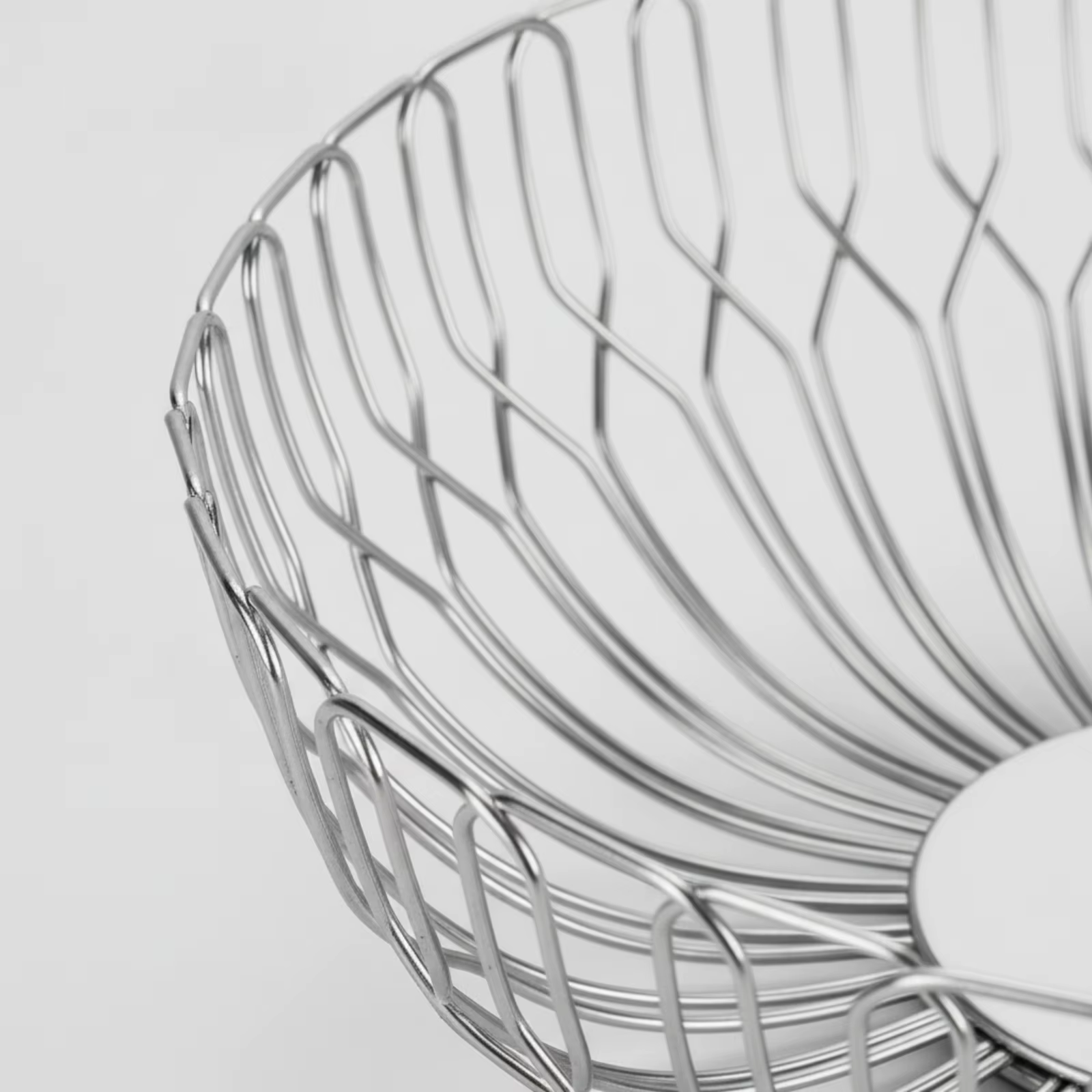 Cesta redonda de acero inoxidable multiusos para gatos y perros - imagen 3