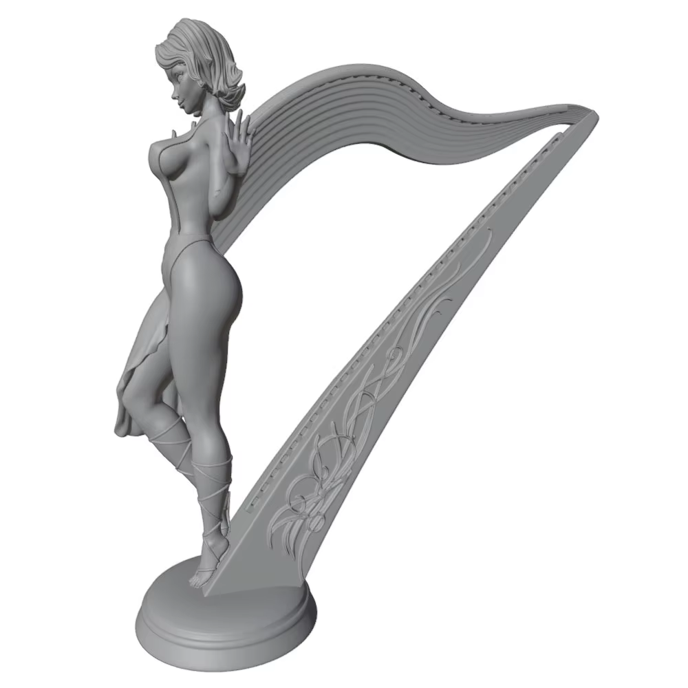 Miniatura GK de resina gris 3D, modelo DIY sin montar ni pintar - imagen 2