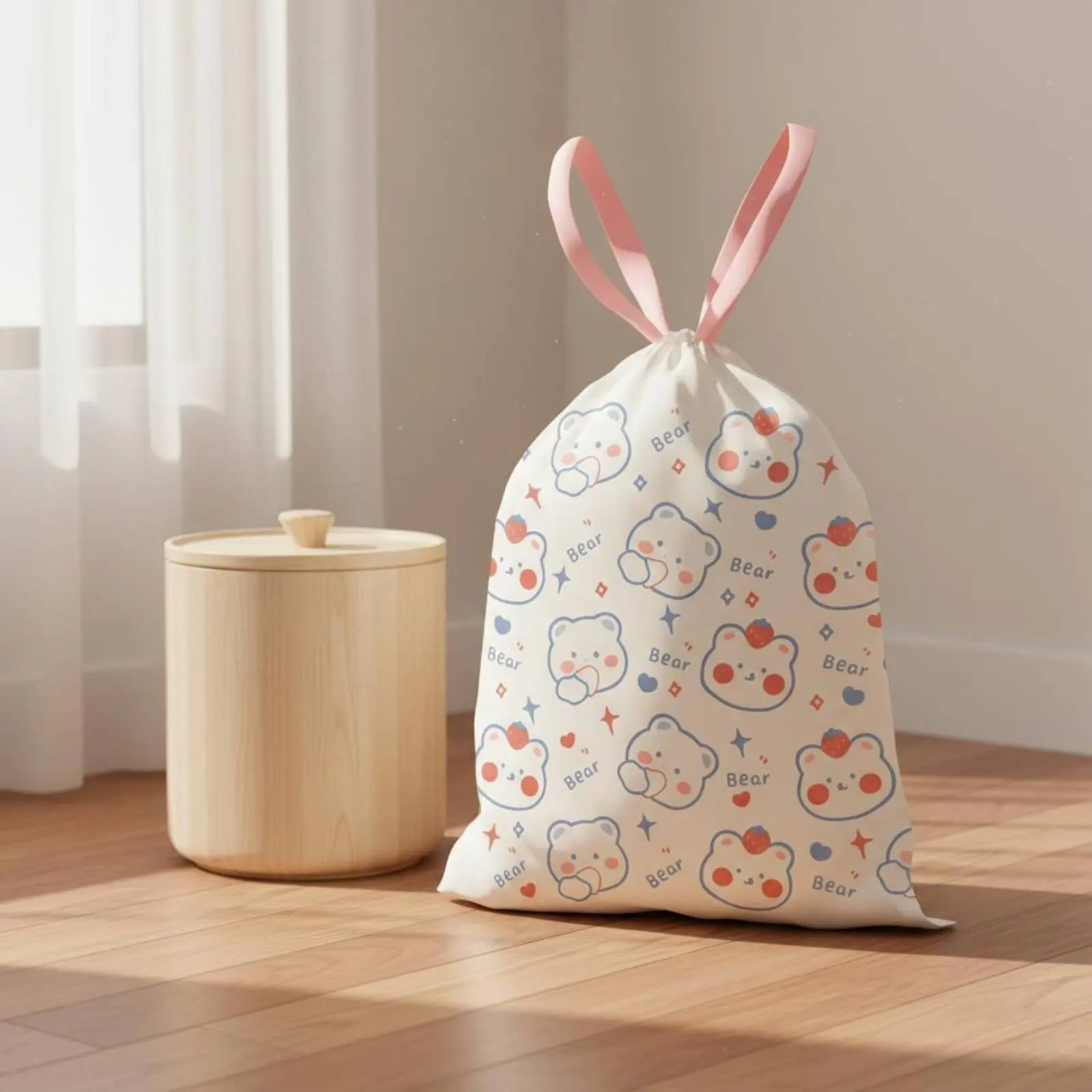 Bolsas de basura gruesas con cordón para heces de perro y gato