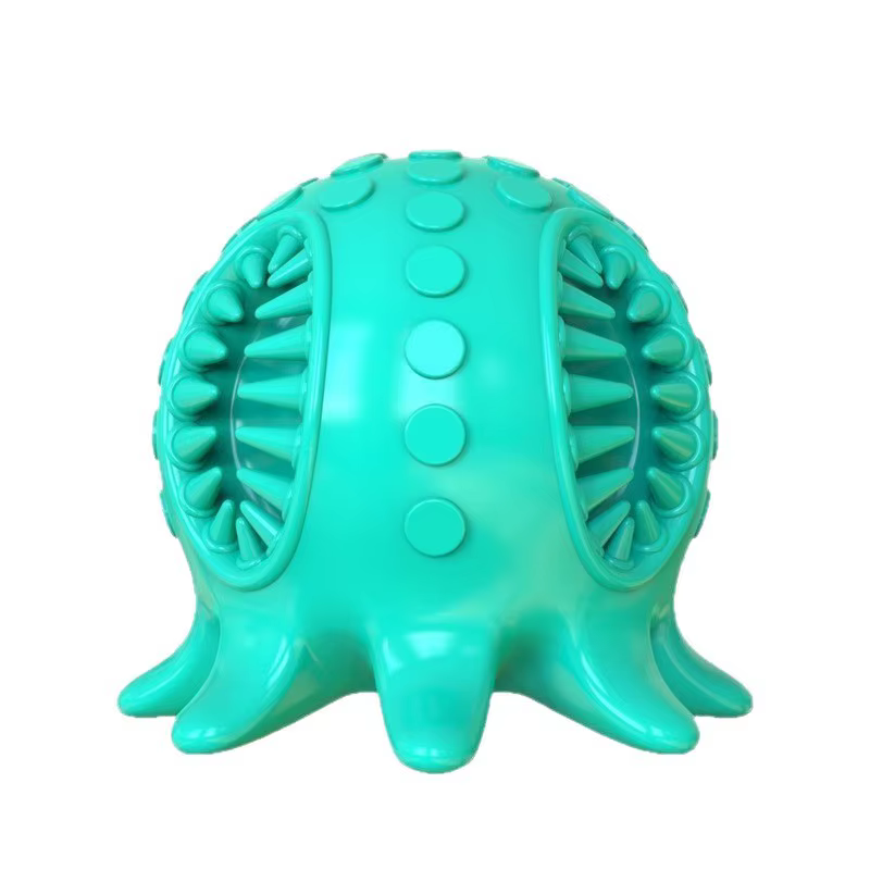 Juguete masticable resistente para perros: pulpo que limpia dientes