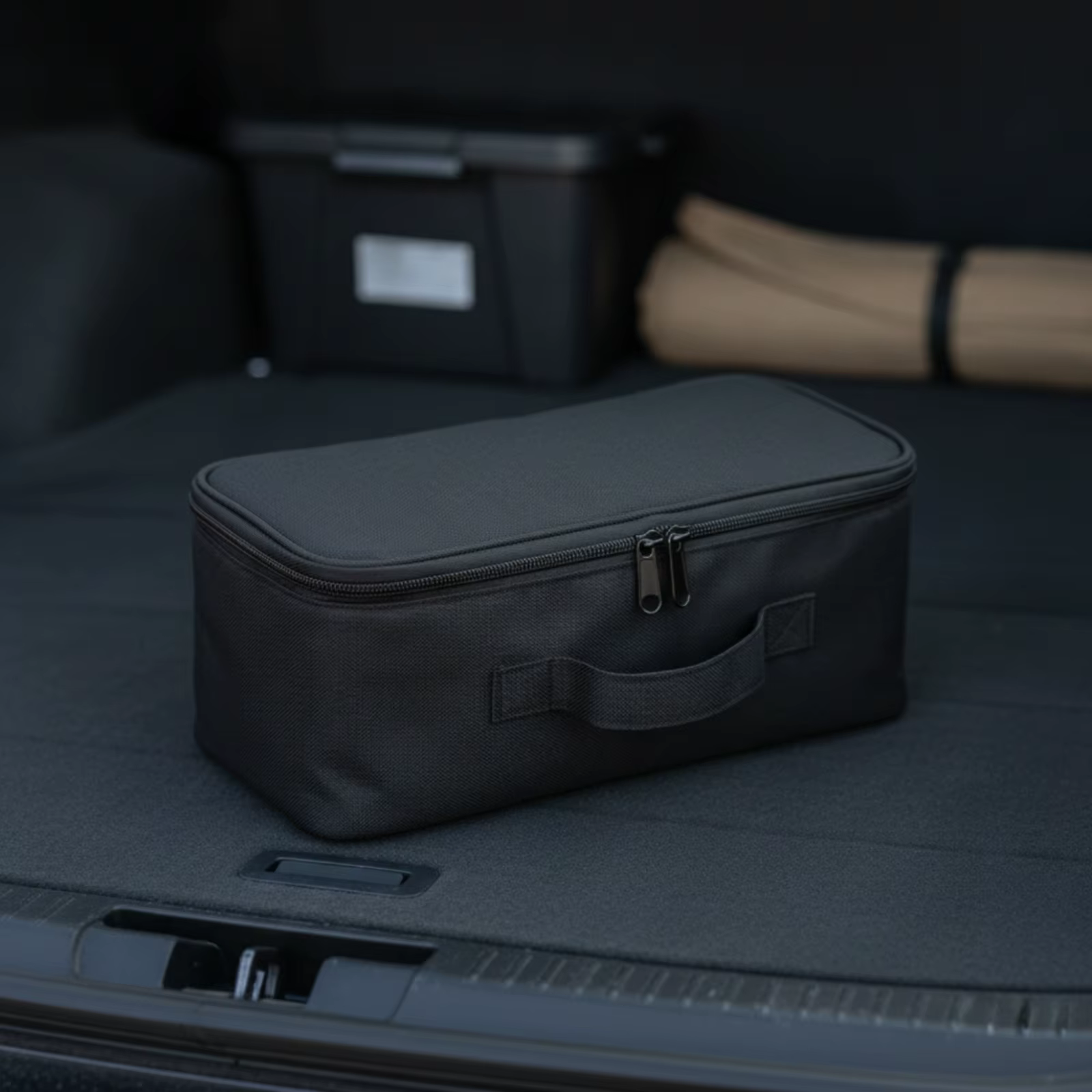Funda acolchada para abanico plegable con asa – Estuche estructurado para viajes - imagen 5
