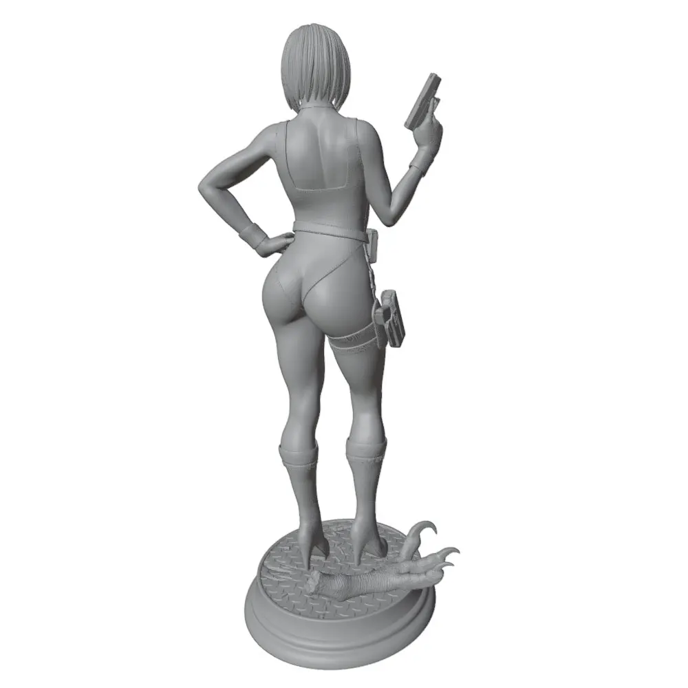 Figura de personaje de anime 3D gris para decoración de habitación - imagen 2