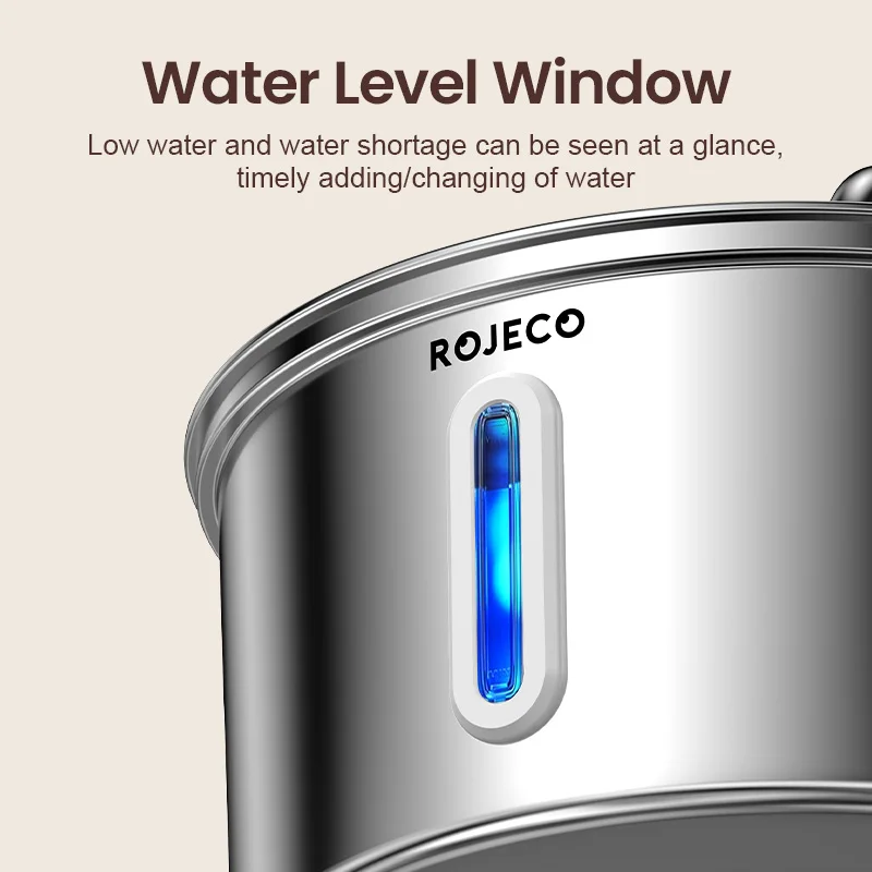 Bebedero automático para gatos y perros – Fuente de agua de acero inoxidable - imagen 2