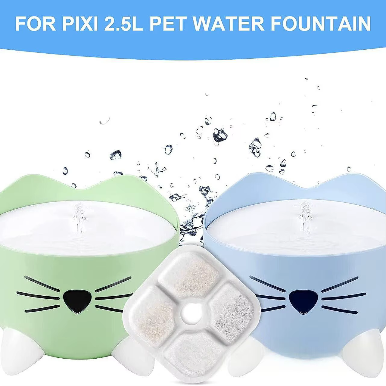 Filtro carbón activo recambio para fuente agua gatos y perros - imagen 4
