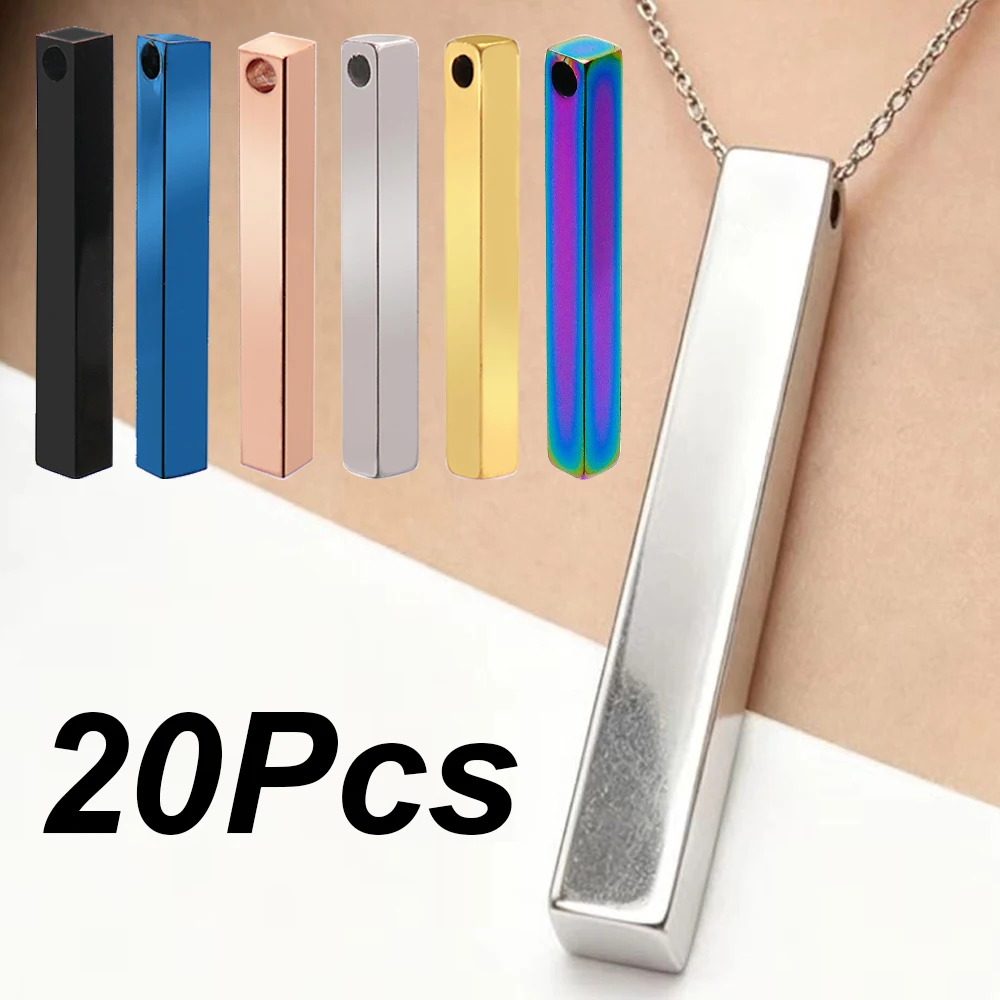 Colgantes de acero inoxidable para collar de perro y gato DIY - imagen 5