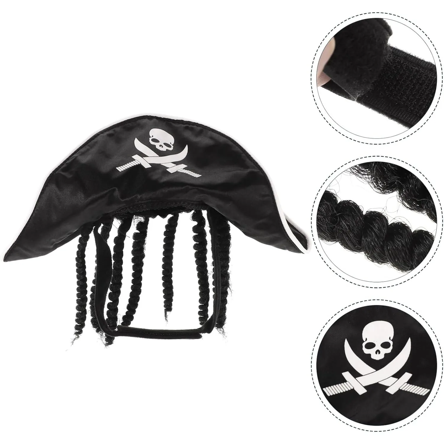 Mascota con sombrero pirata en celebración