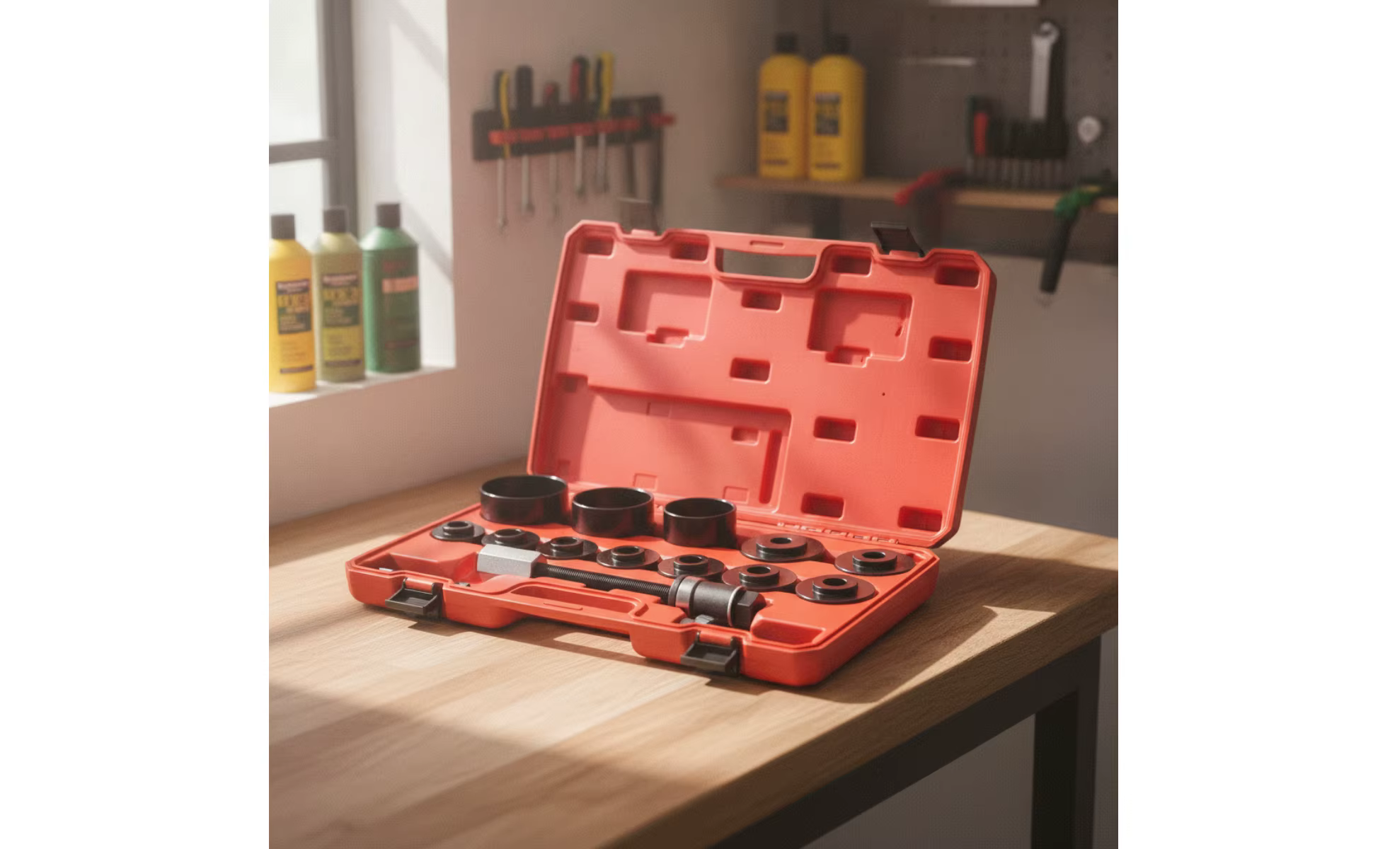 Kit para rodamientos de cubo con componentes metálicos